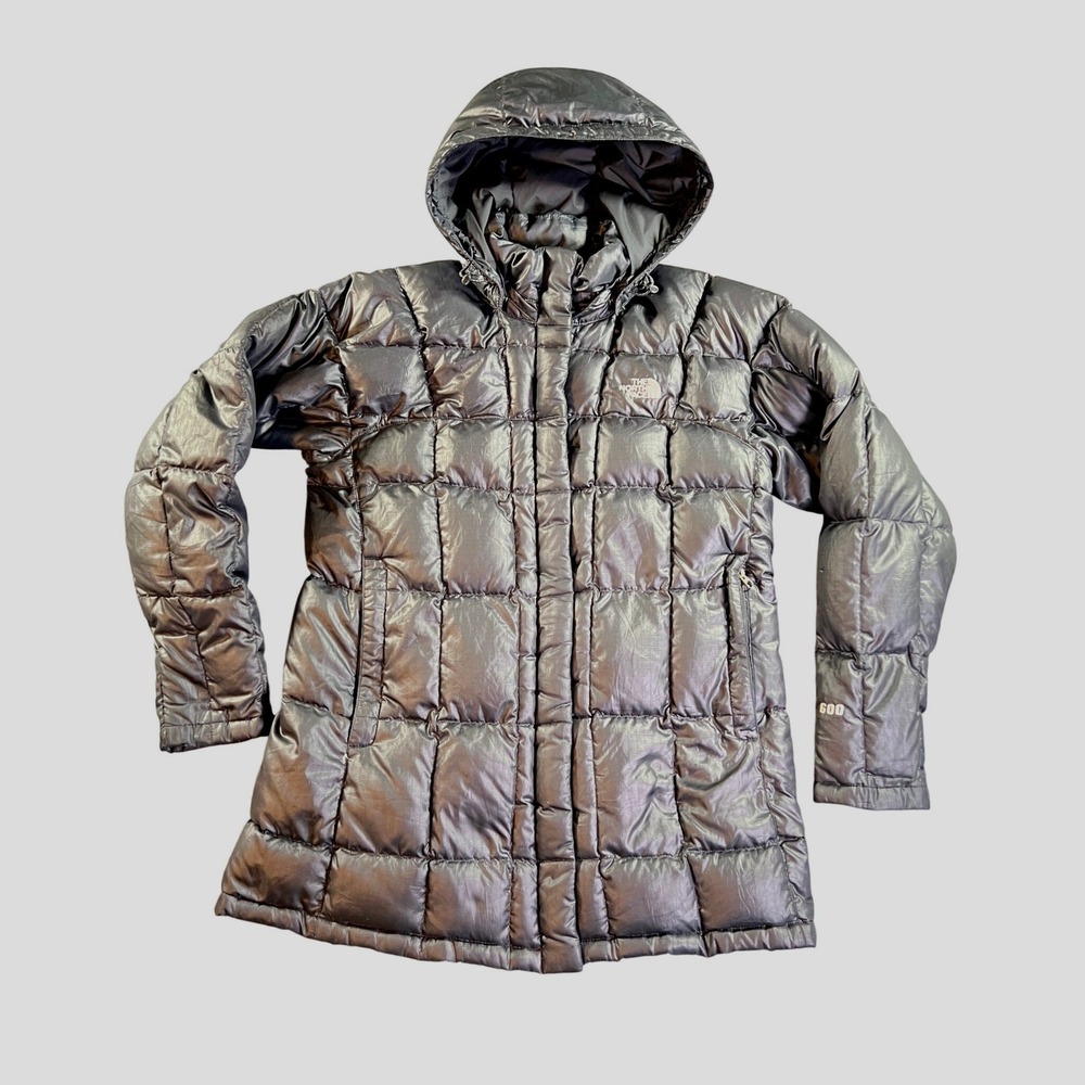 The North Face Metropolis Parka Women Large Black 600 Goose Down Puffer Jacket